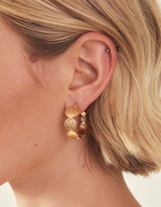 Accessorize Textured Circle Hoop Earrings