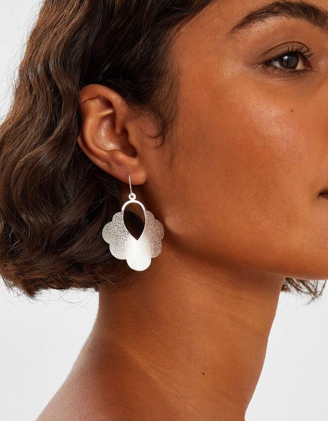 Accessorize Textured Cloud Drop Earrings