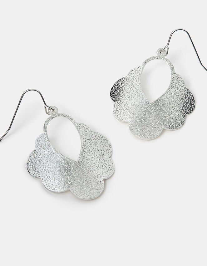 accessorize Textured Cloud Drop Earrings