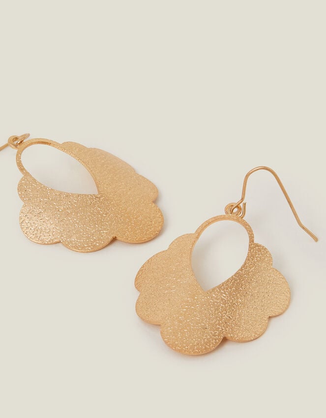 accessorize Textured Cloud Drop Earrings