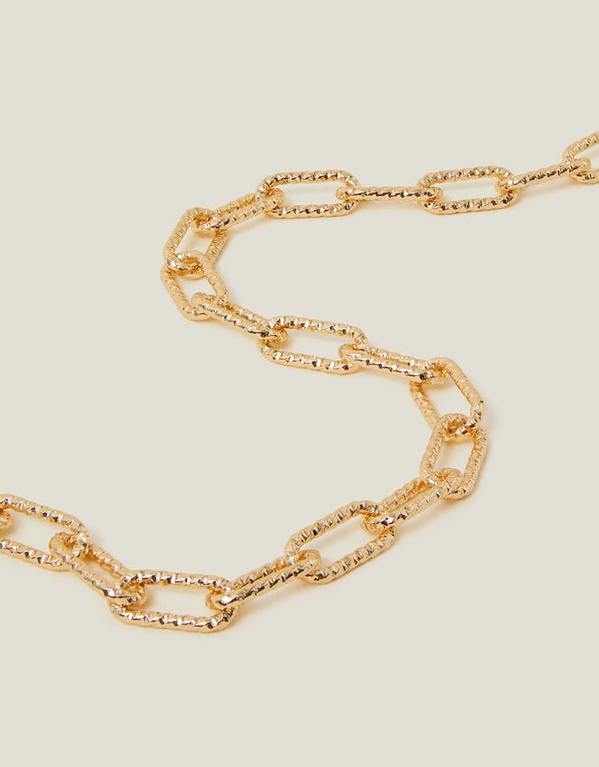 accessorize Textured Mini Link Chain Necklace
