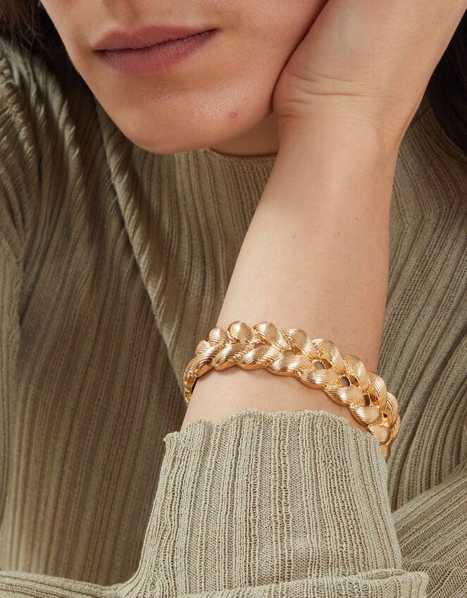 Accessorize Textured Plait Bangle