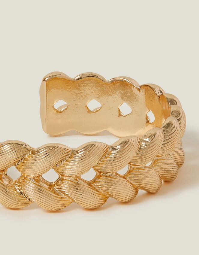 accessorize Textured Plait Bangle
