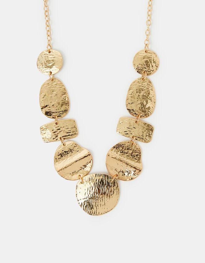 accessorize Textured Shape Collar Necklace