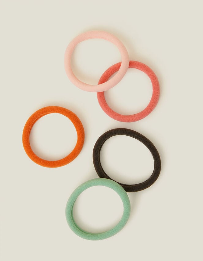Accessorize Towelling Hair Bands 5 Pack