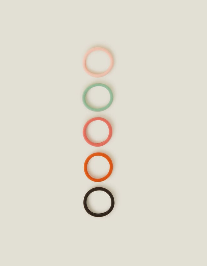 accessorize Towelling Hair Bands 5 Pack