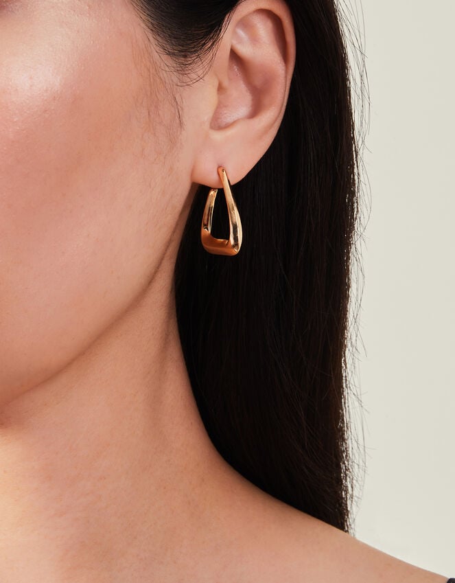 Accessorize Triangle Hoop Earrings