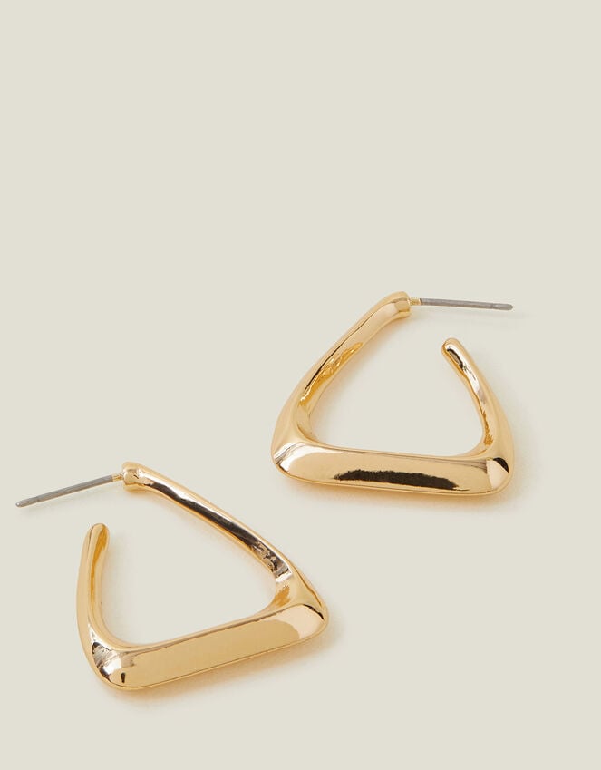 accessorize Triangle Hoop Earrings