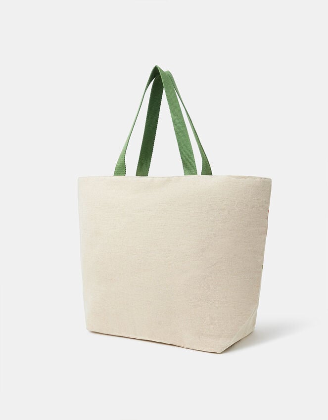 Accessorize Tropical Embroidered Tote Beach Bag