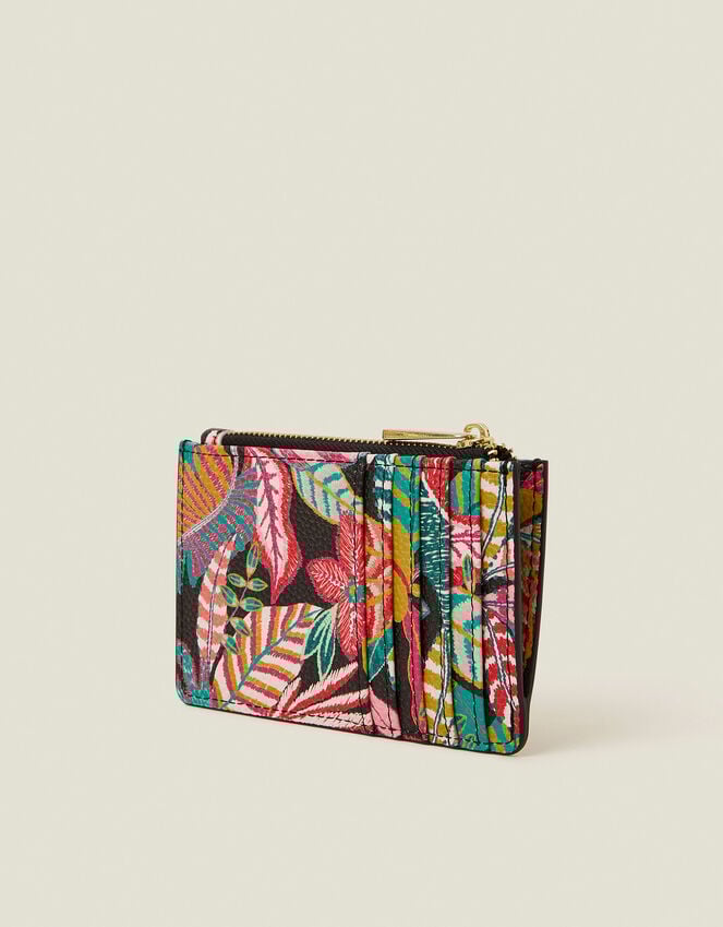 Accessorize Tropical Leaf Print Card Holder