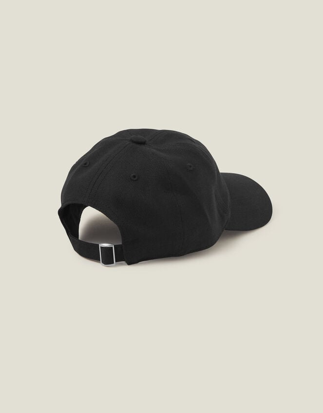 Accessorize Twill Baseball Cap Black
