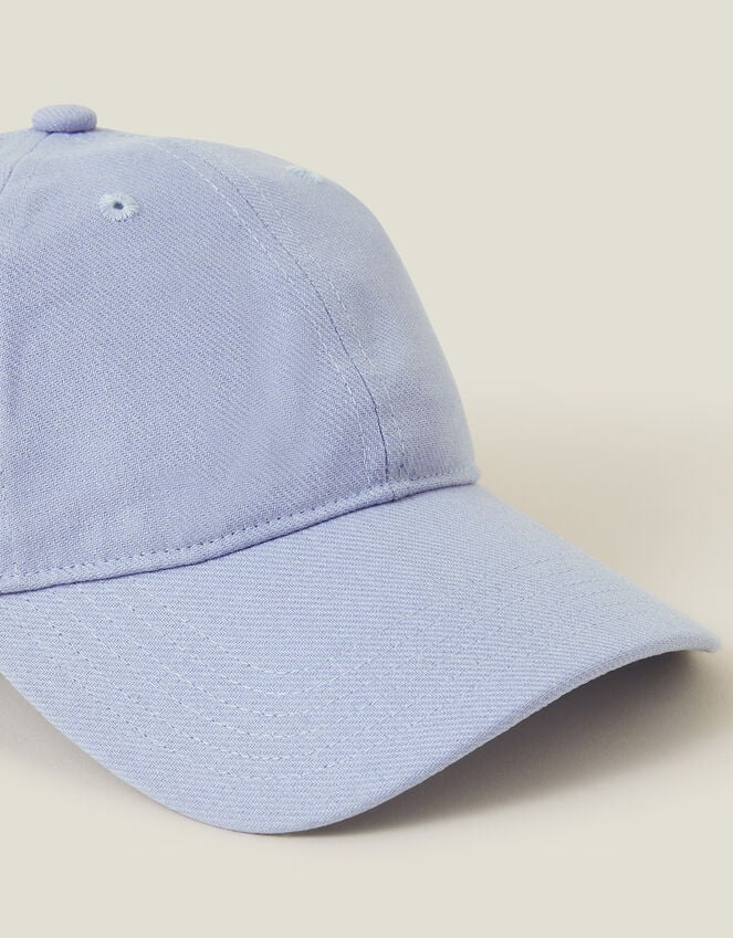 Accessorize Twill Baseball Cap Blue