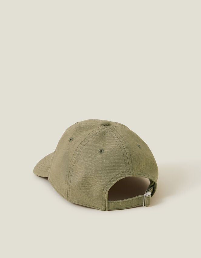 Accessorize Twill Baseball Cap Green