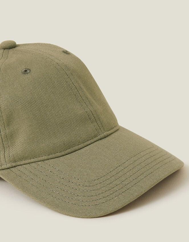 Accessorize Twill Baseball Cap Green