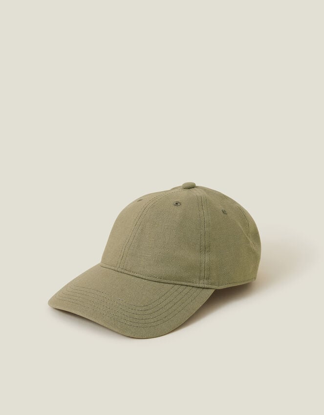 accessorize Twill Baseball Cap Green