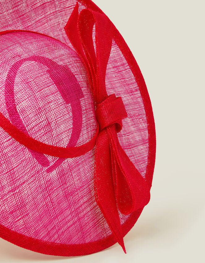 Accessorize Two Tone Bow Disc Fascinator Pink