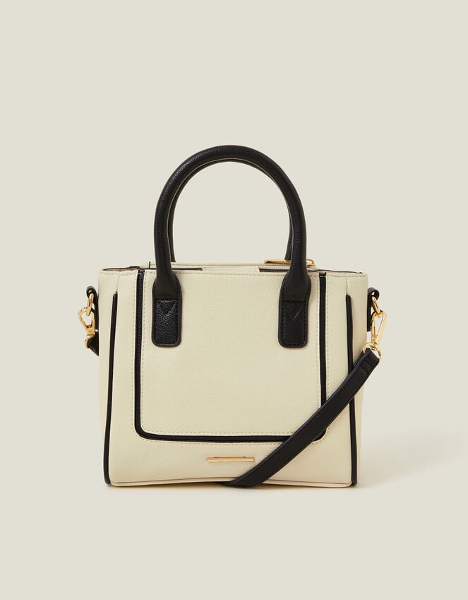 Accessorize Two-Tone Faux Leather Handbag