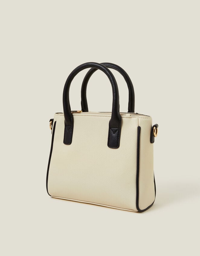 Accessorize Two-Tone Faux Leather Handbag