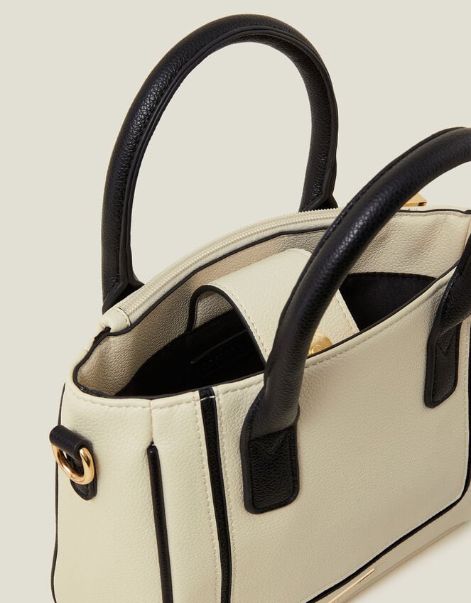 Accessorize Two-Tone Faux Leather Handbag
