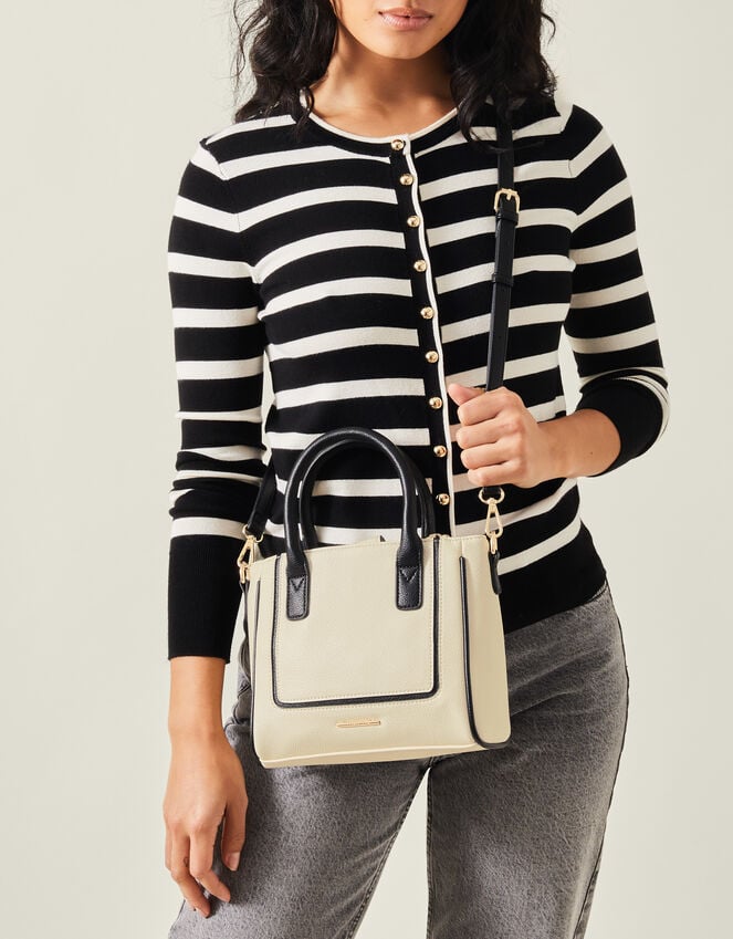 accessorize Two-Tone Faux Leather Handbag