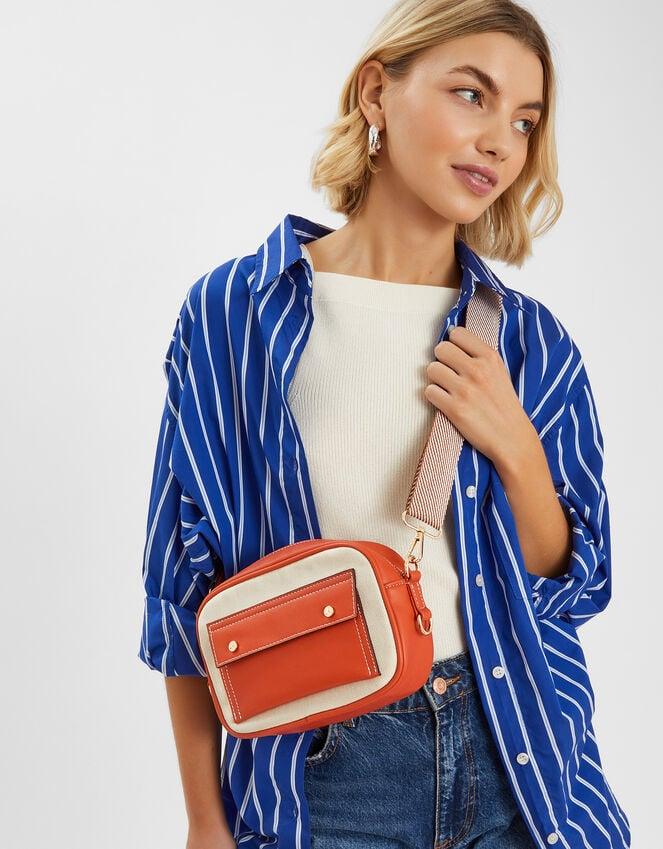 accessorize Utility Canvas Cross-Body Bag