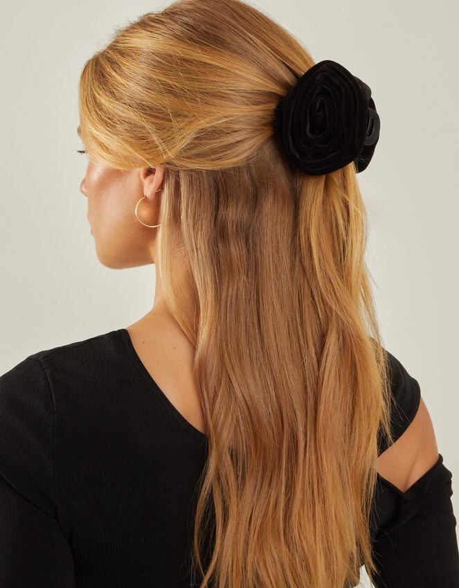 Accessorize Velvet Corsage Claw Clip