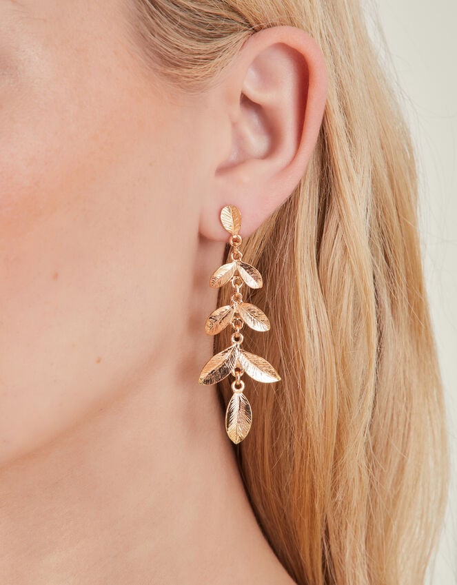 Accessorize Vine Leaf Drop Earrings