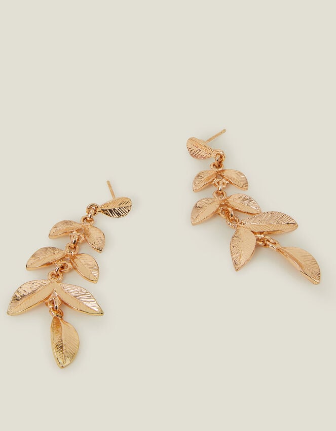 accessorize Vine Leaf Drop Earrings