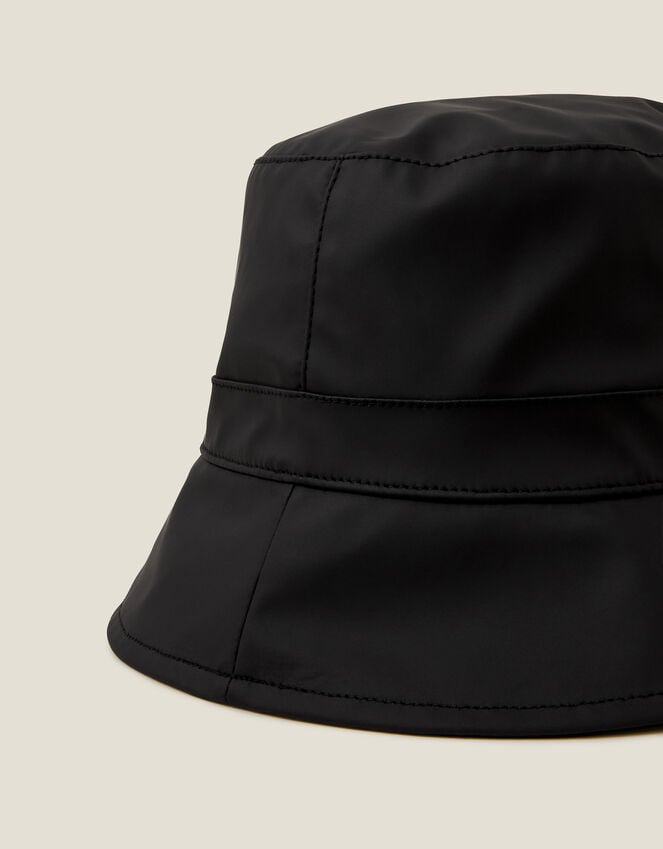 Accessorize Water-Resistant Rain Hat Black