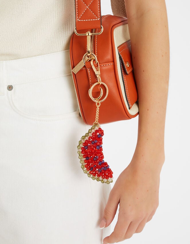 Accessorize Watermelon Beaded Bag Charm