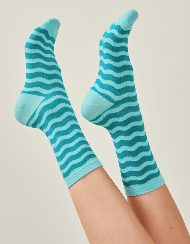 Accessorize Wave Stripe Socks