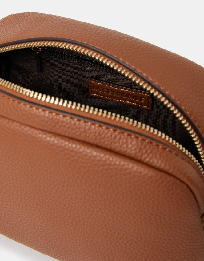 Accessorize Webbing Strap Small Crossbody Bag Tan