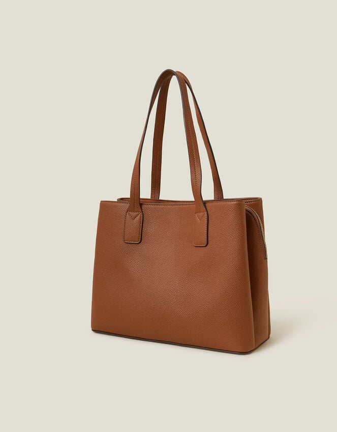 Accessorize Webbing Strap Tote Bag Tan