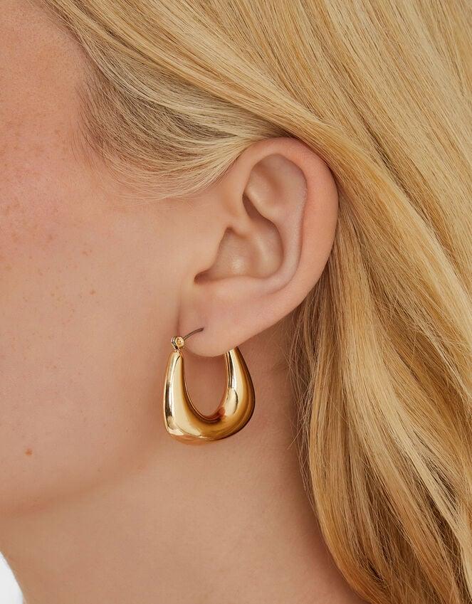 accessorize Wide Bubble Hoop Earrings