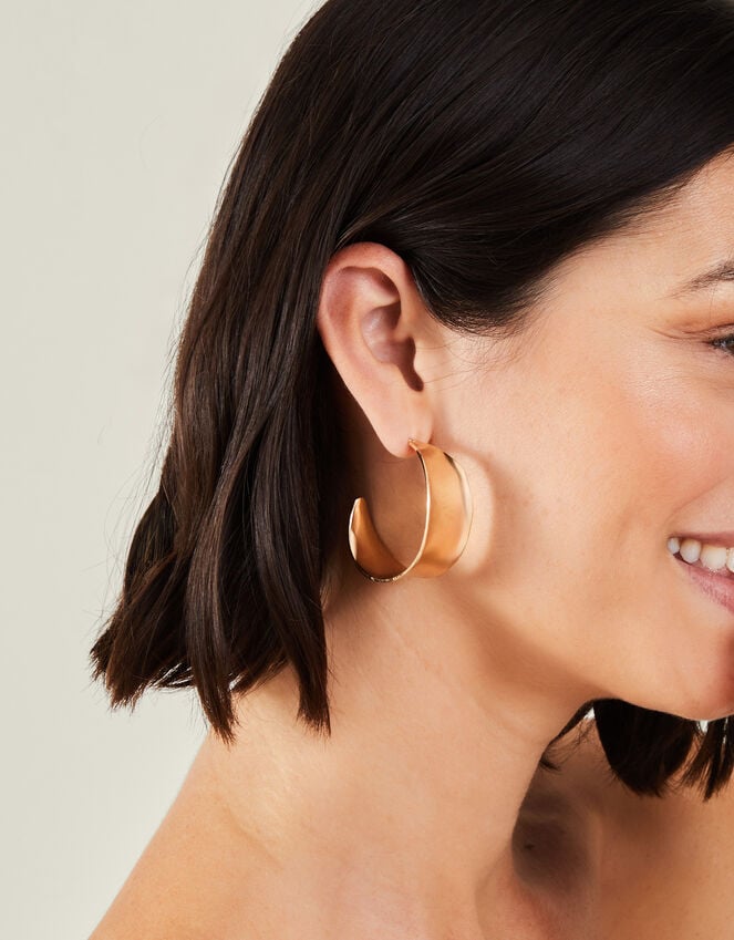 Accessorize Wide Hoop Earrings