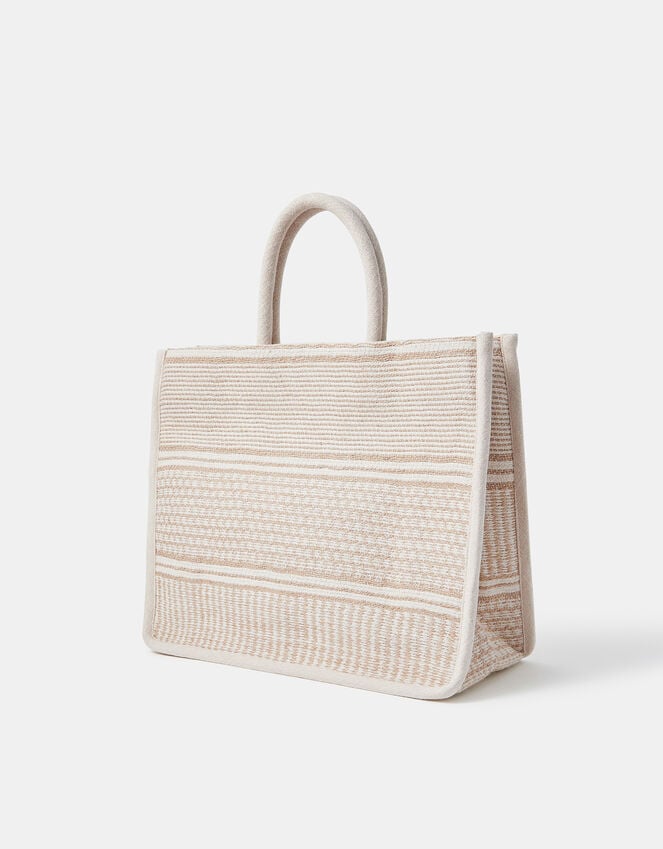 Accessorize Woven Book Tote Bag