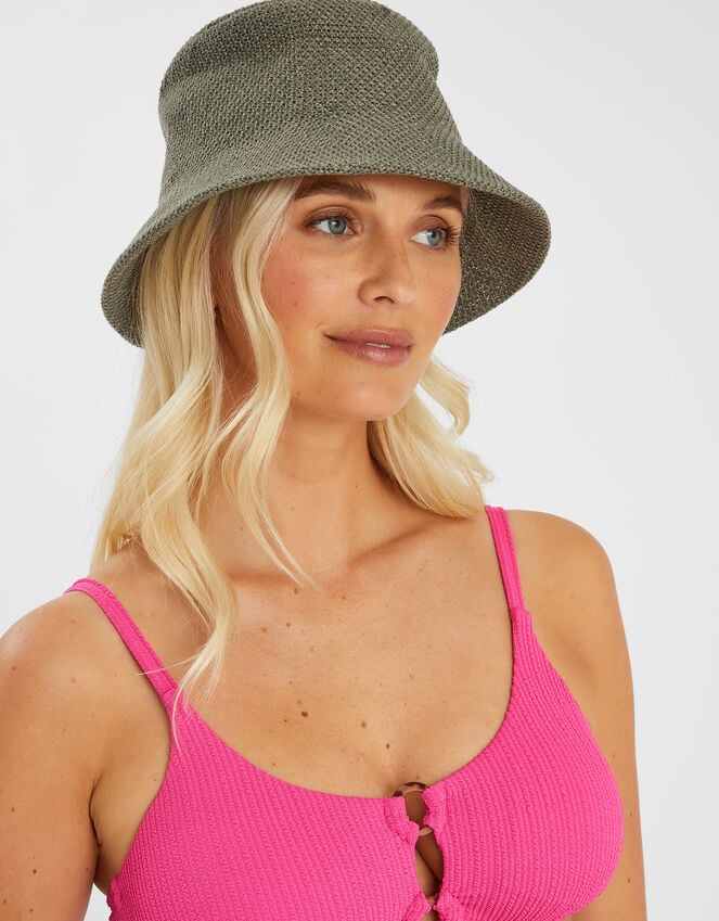 Accessorize Woven Bucket Hat