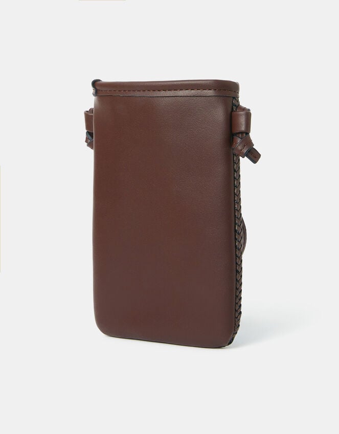 Accessorize Woven Crossbody Phone Bag