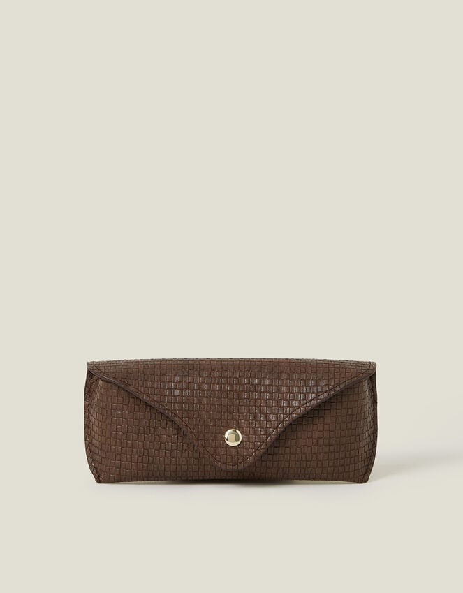 accessorize Woven Faux Leather Sunglasses Case