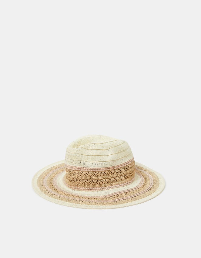 accessorize Woven Fedora Hat
