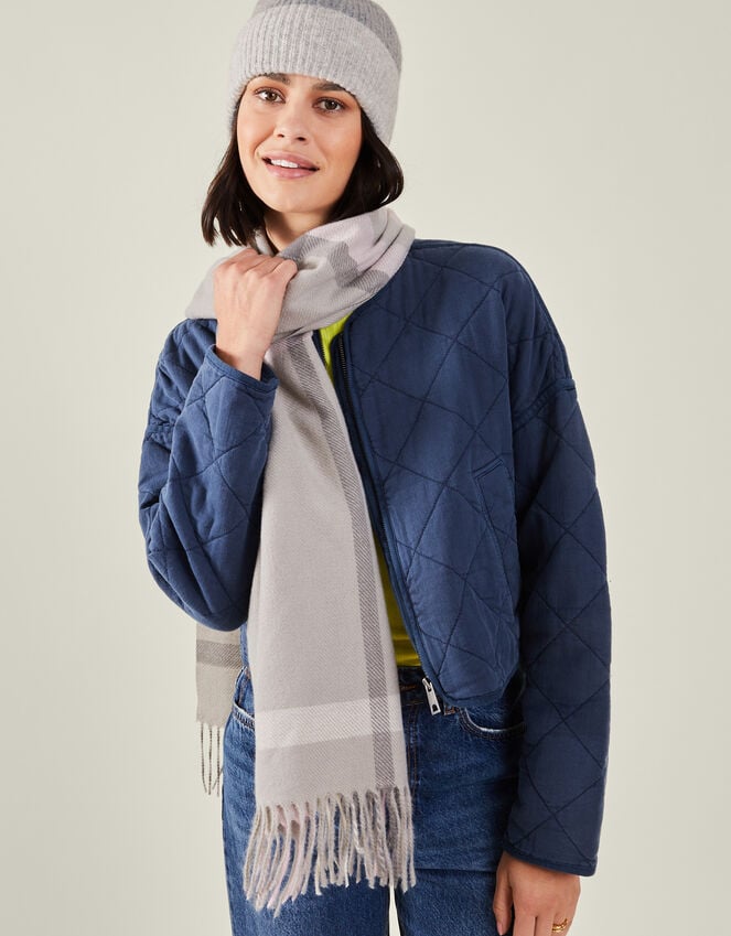 Accessorize Woven Pastel Check Blanket Scarf