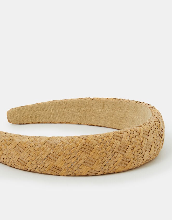 Accessorize Woven Raffia Headband