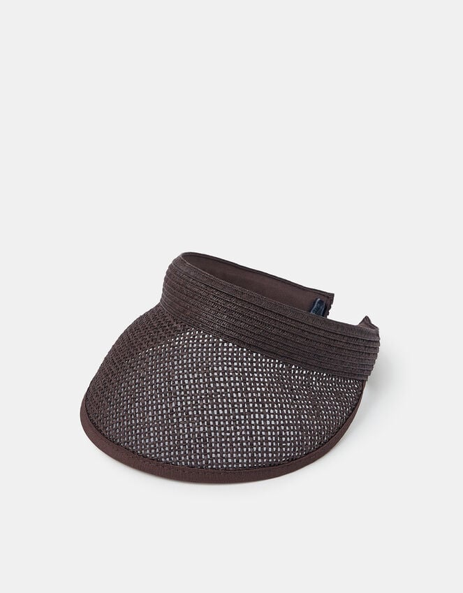 Accessorize Woven Raffia Sun Visor