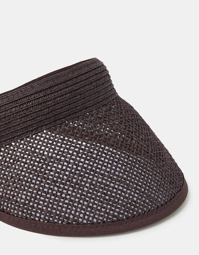 Accessorize Woven Raffia Sun Visor