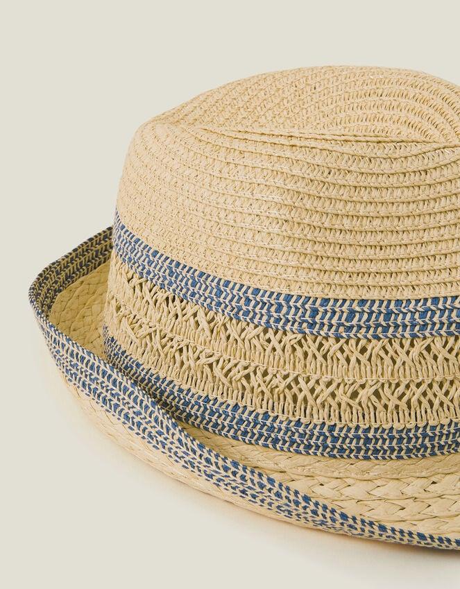 Accessorize Woven Straw Trilby Hat