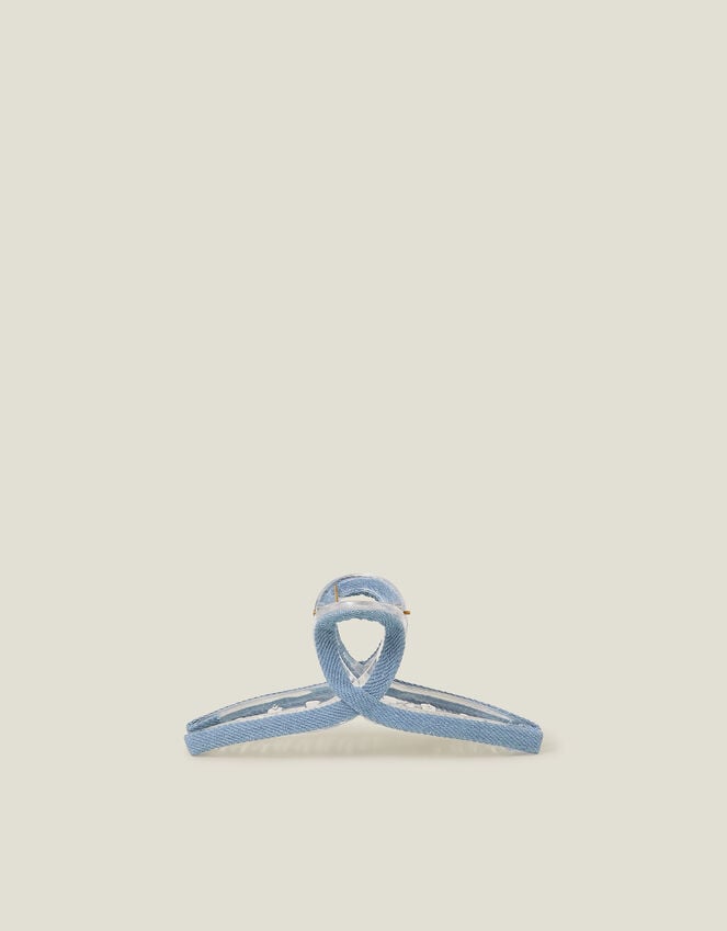 accessorize Wrapped Denim Claw Clip