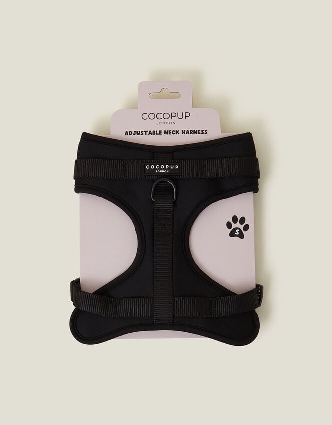 accessorize Cocopup Dog Adjustable Neck Harness Black Black