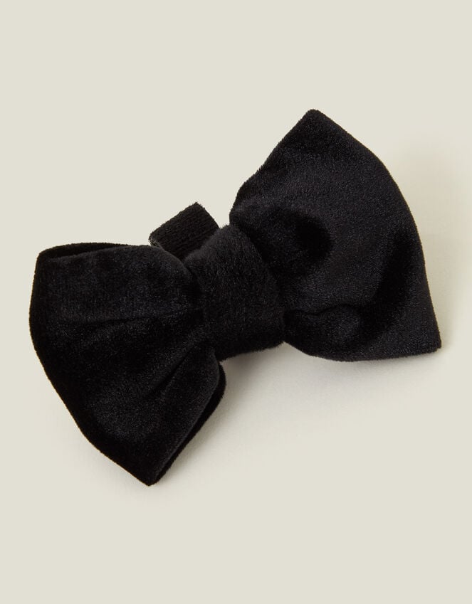 Accessorize Cocopup London Dogs Velvet Bow Tie Black