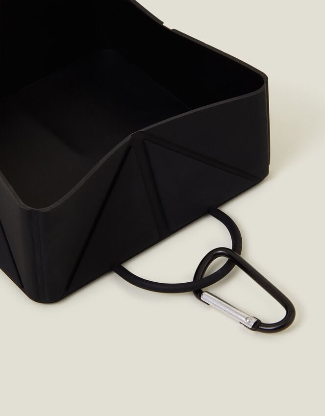 Accessorize Cocopup London Foldable Travel Dog Bowl Black