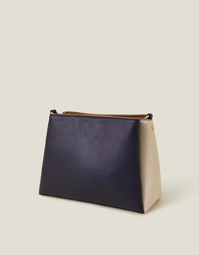 Accessorize Colour Block Triple Compartment Cross-Body Bag